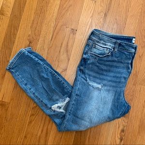 Barely Worn Faded Ripped jeans